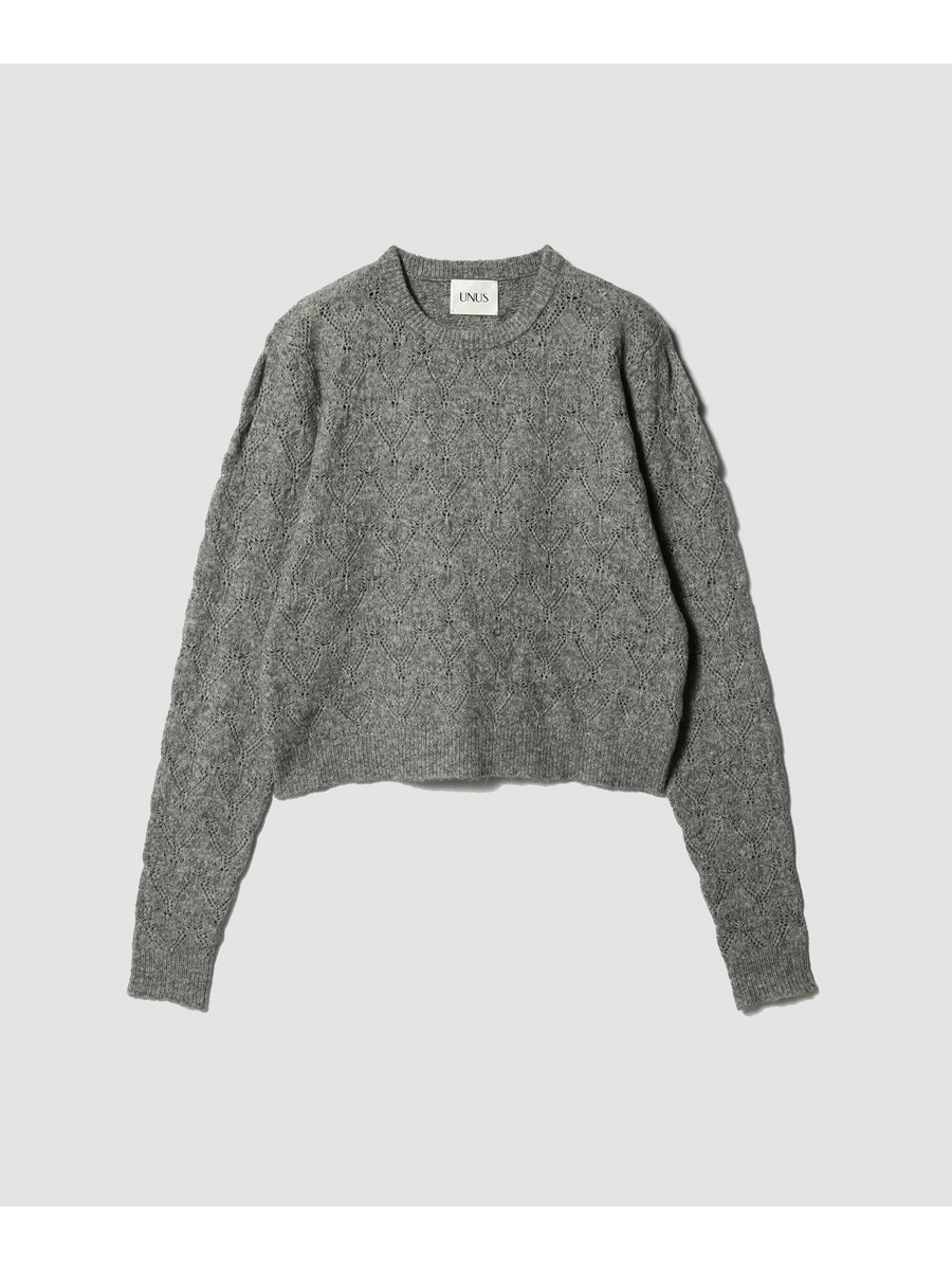Eyelet Knit Pullover