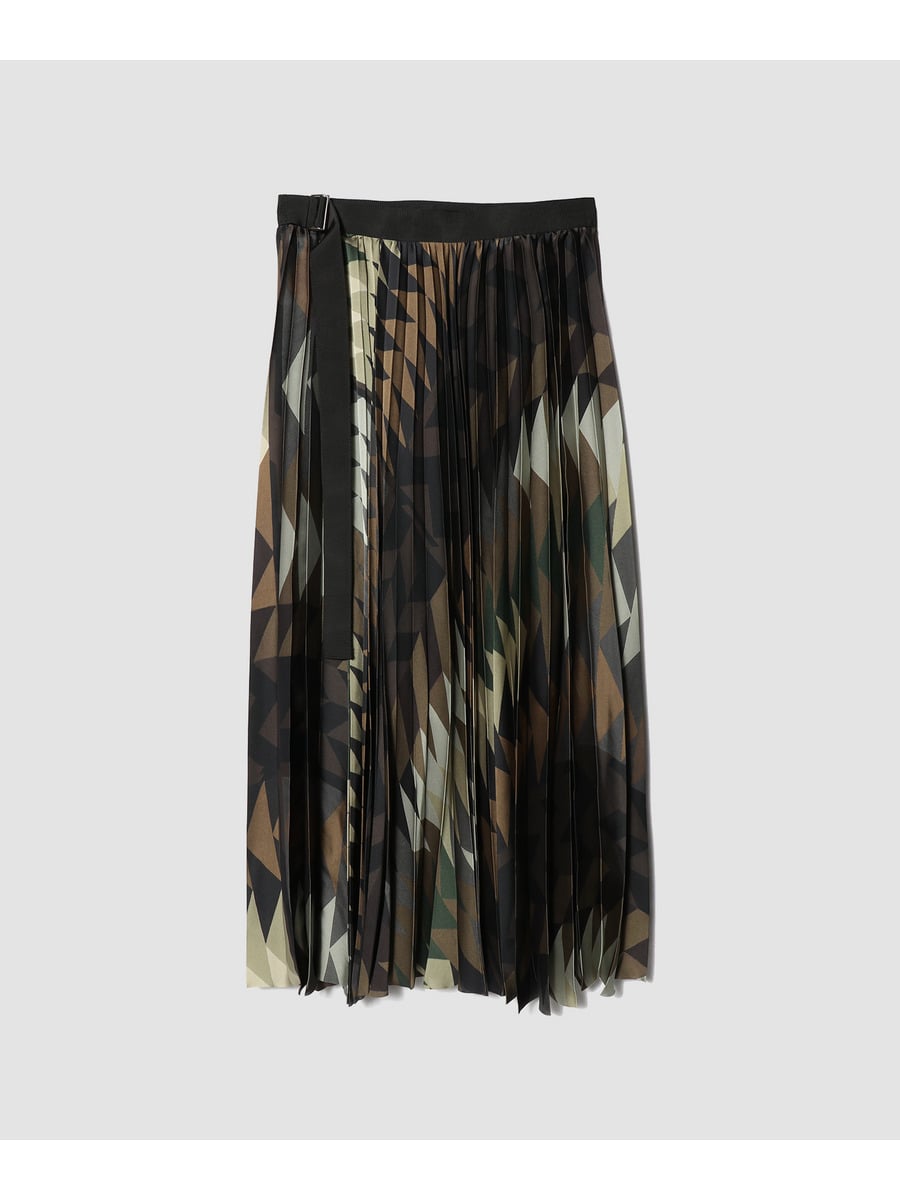 sacai x A.P.C. プリーツスカート