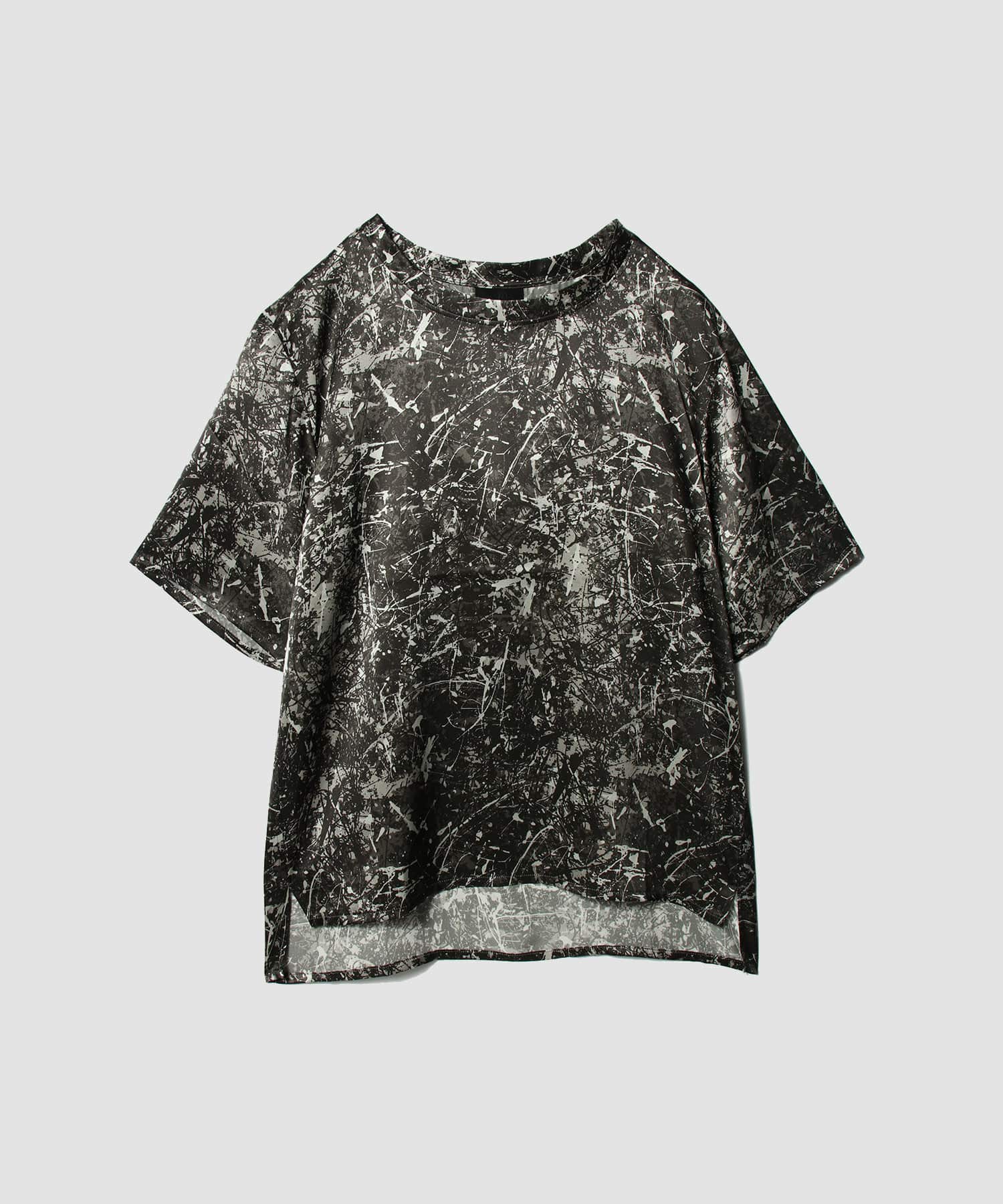Silk Satin Pullover T-Shirt