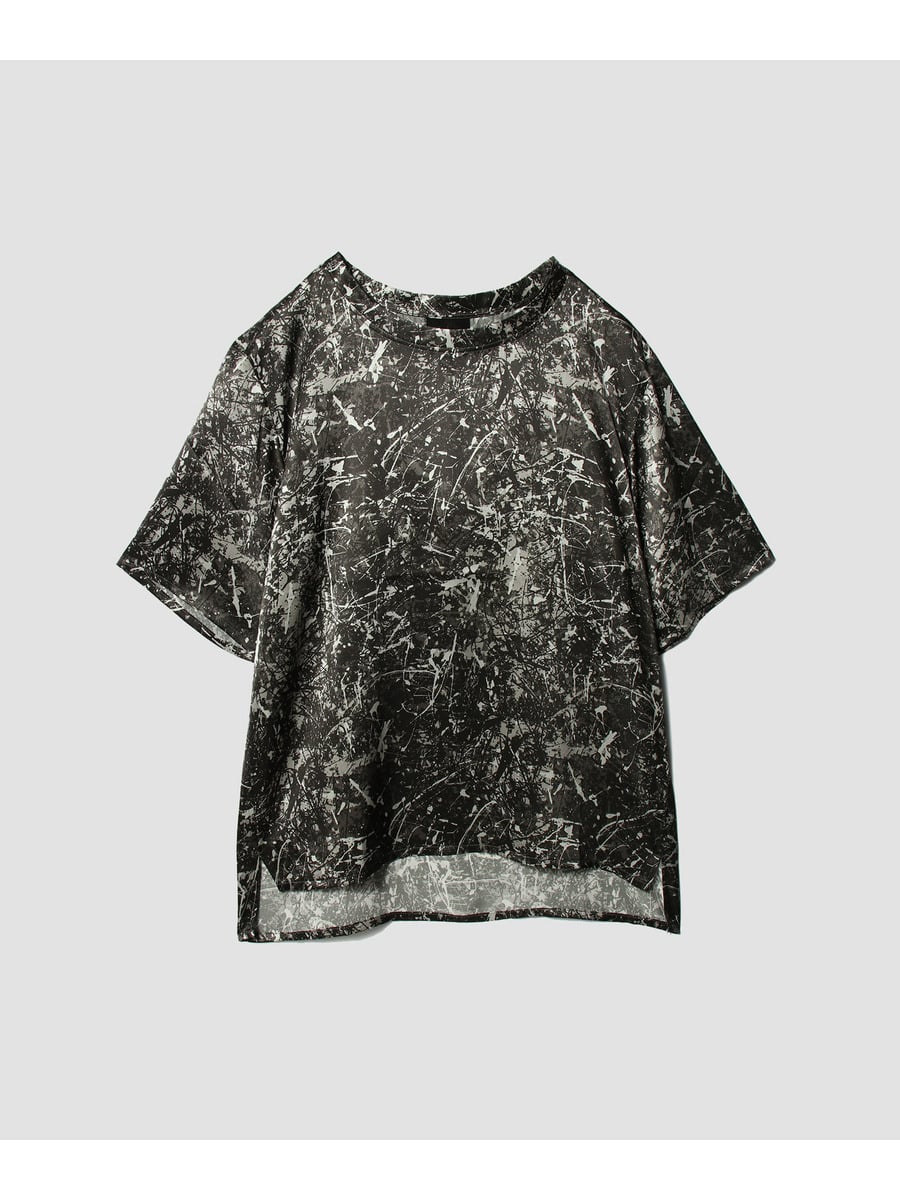 Silk Satin Pullover T-Shirt