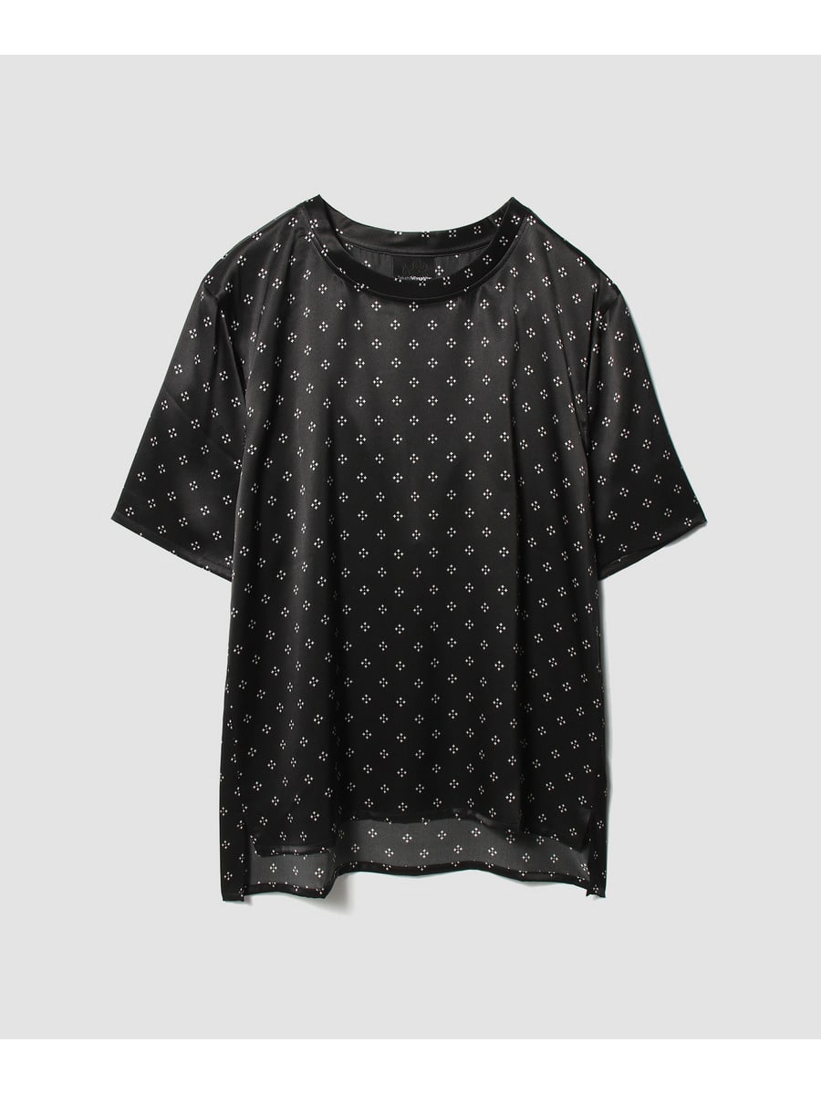 Silk Satin Pullover T-Shirt