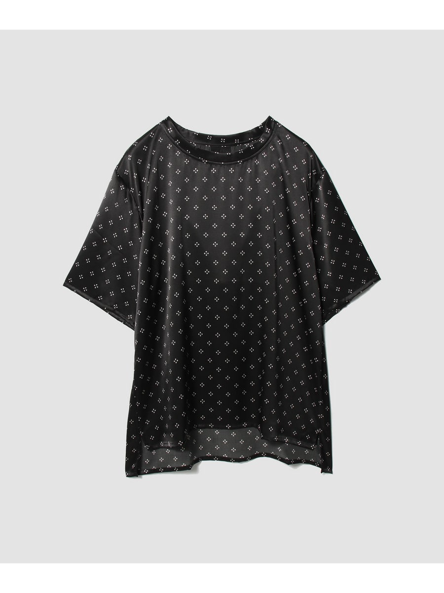 Silk Satin Pullover T-Shirt