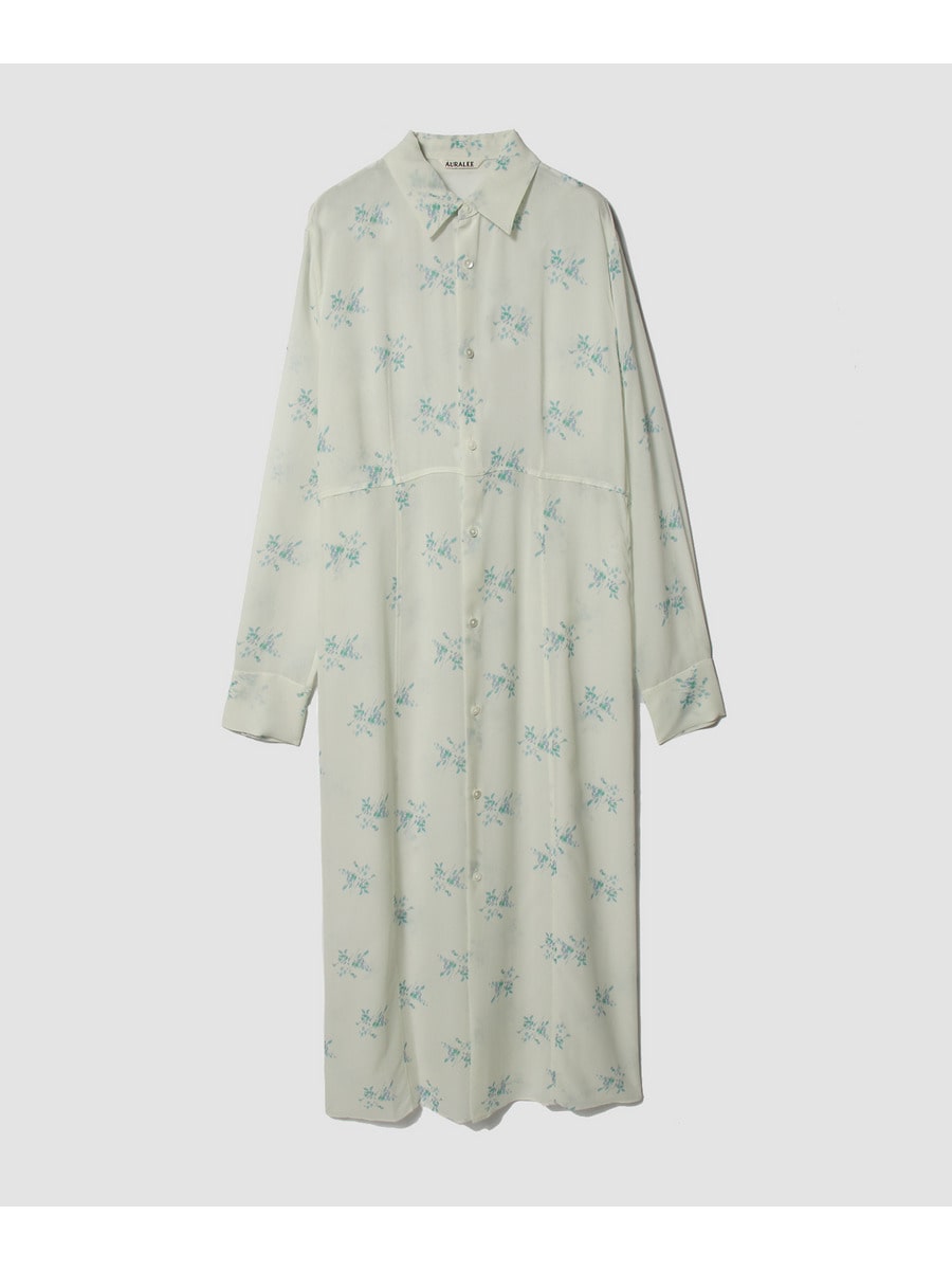 PRINTED AIRY SILK GEORGETTE DRESS