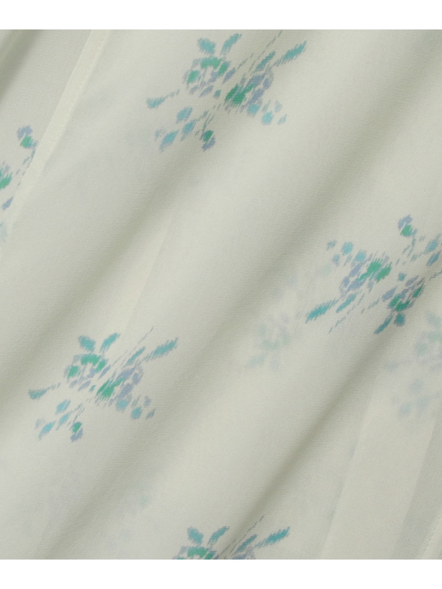 PRINTED AIRY SILK GEORGETTE DRESS