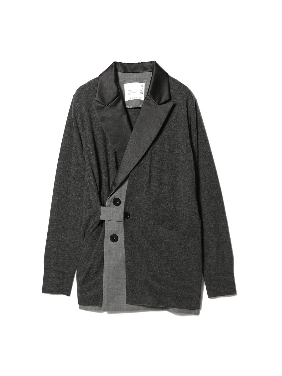 SACAI / テーラード ドッキングカーディガン｜ESTNATION ONLINE STORE