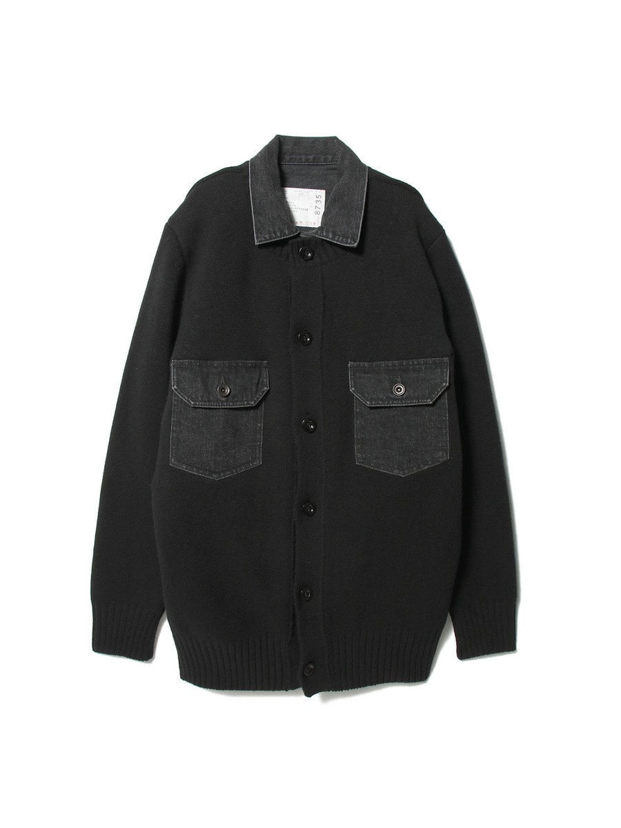 SACAI / ニットデニム カーディガン｜ESTNATION ONLINE STORE