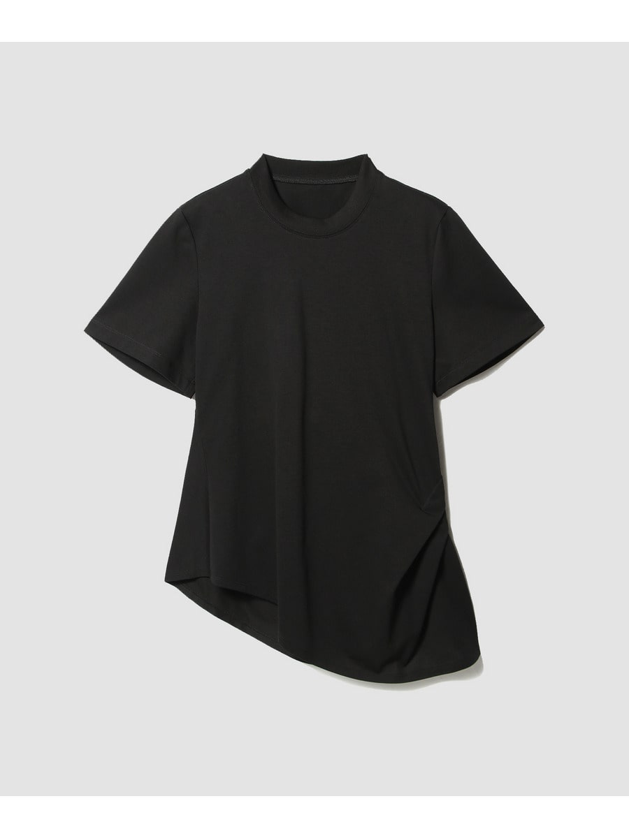 コットンジャージー アシンメトリーTシャツ