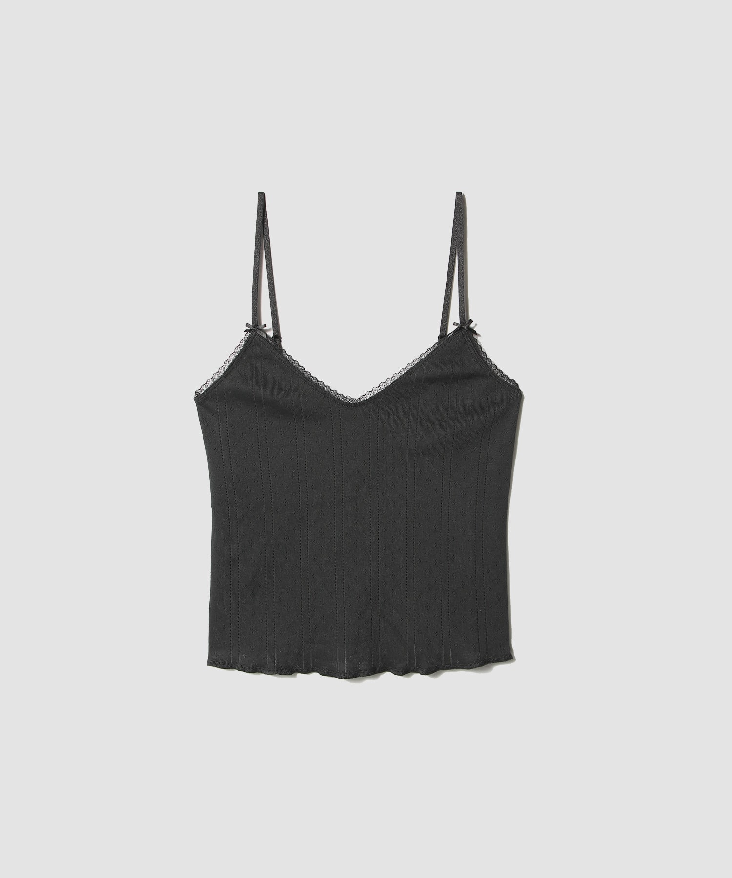 THE LONG CAMI BLACK