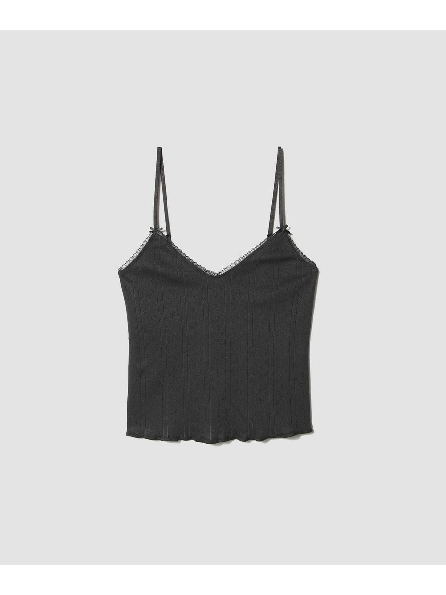 THE LONG CAMI BLACK