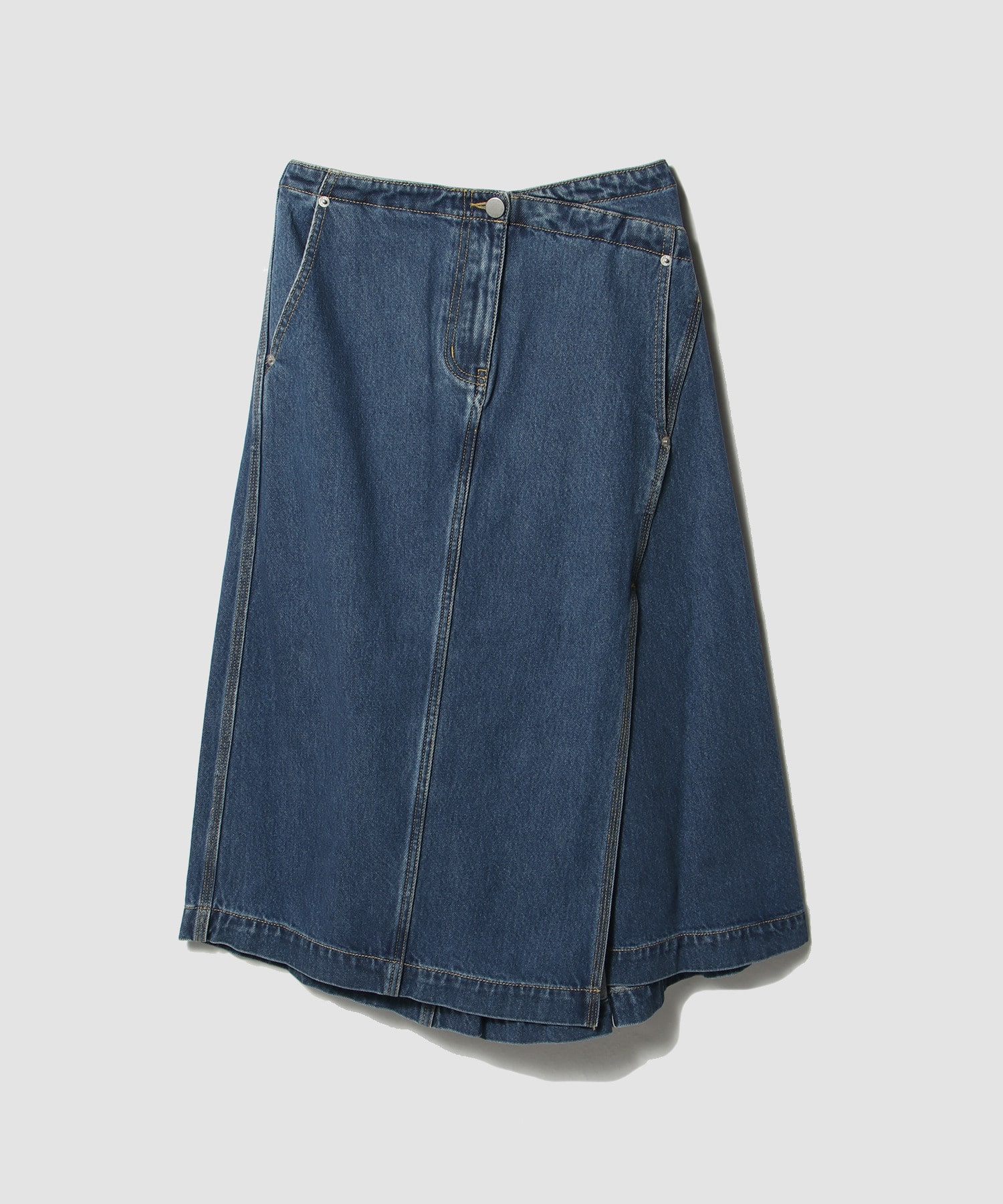 アシンメトリーデニムスカート