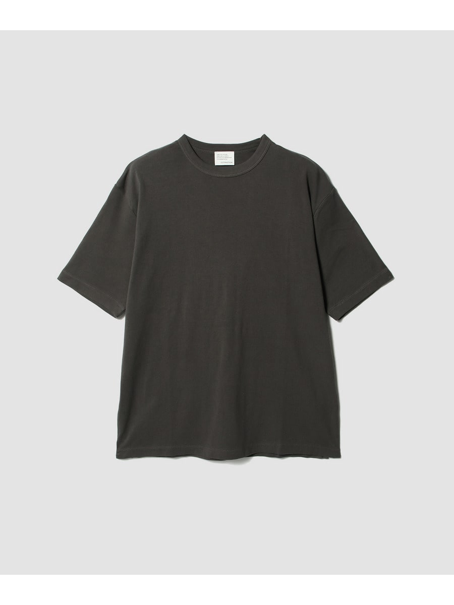 スビンコットン 製品染めフライスTシャツ