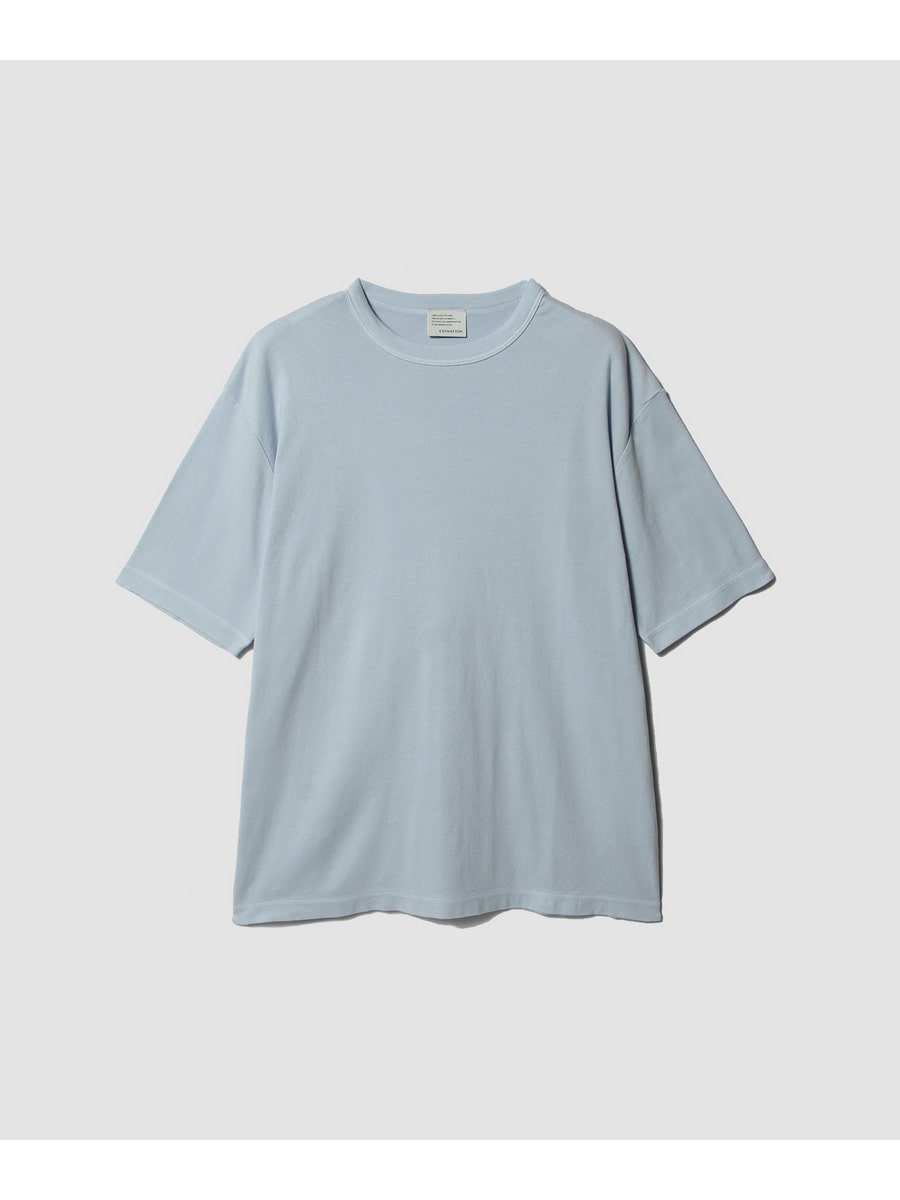 スビンコットン 製品染めフライスTシャツ