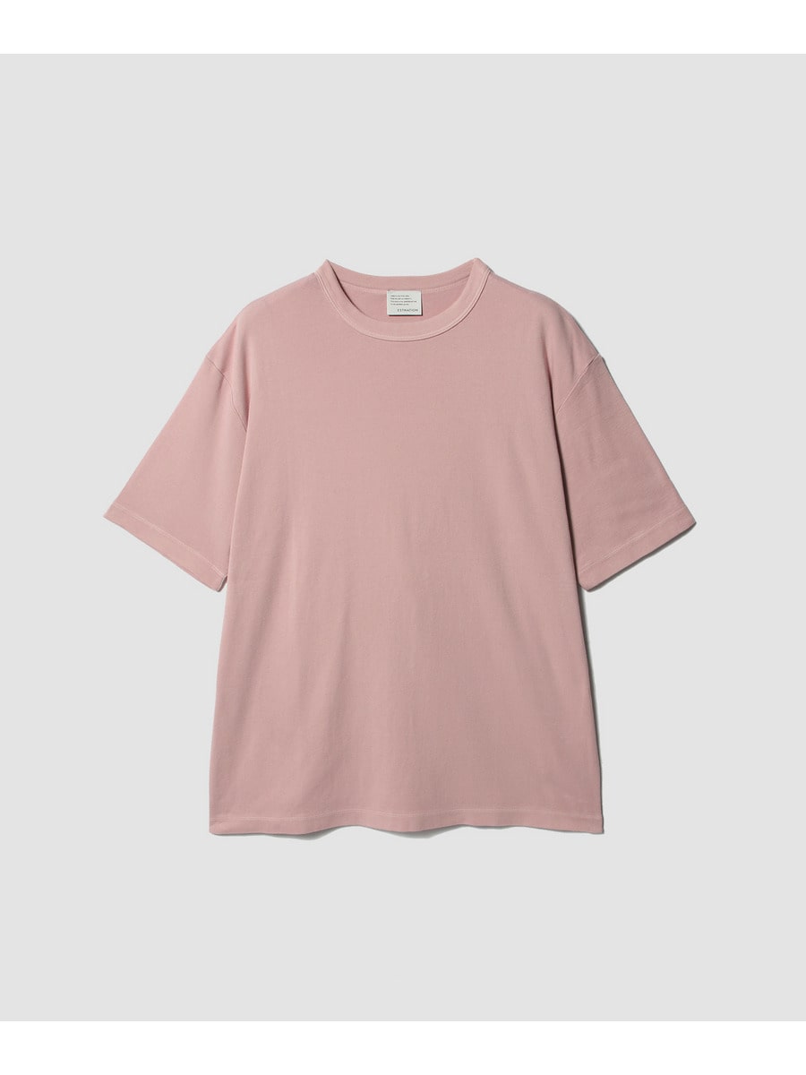スビンコットン 製品染めフライスTシャツ
