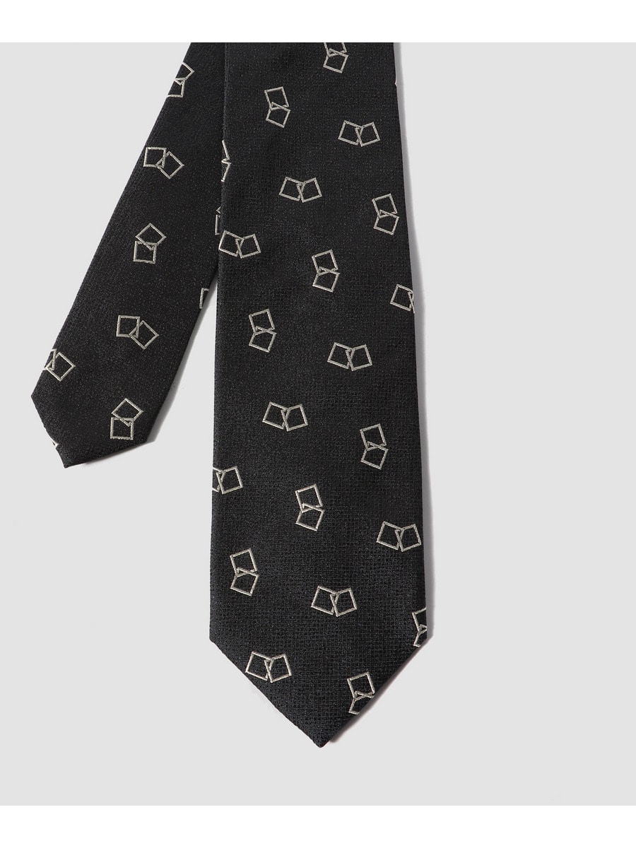 ジオメトリック小紋柄 ネクタイ