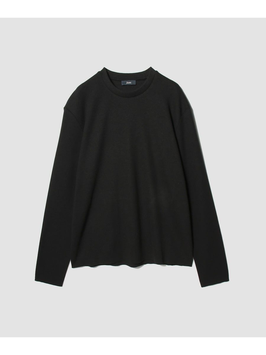 ダブルフェイス コットンカシミヤ ロングスリーブTシャツ