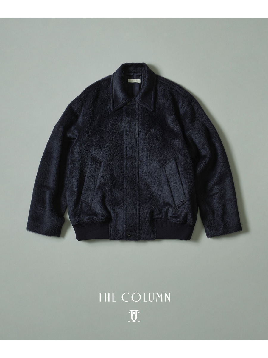 スーリーアルパカ ジップアップブルゾン＜THE COLUMN＞