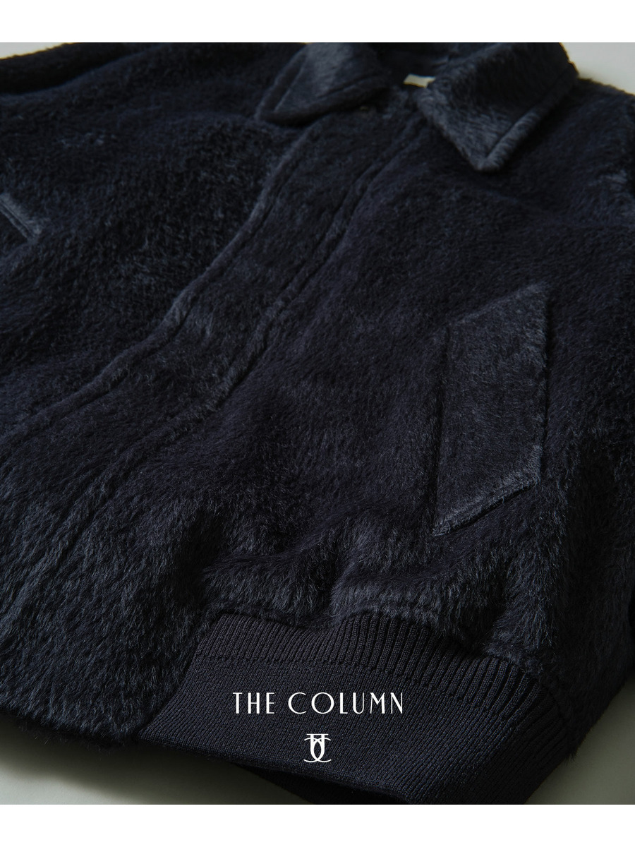 スーリーアルパカ ジップアップブルゾン＜THE COLUMN＞