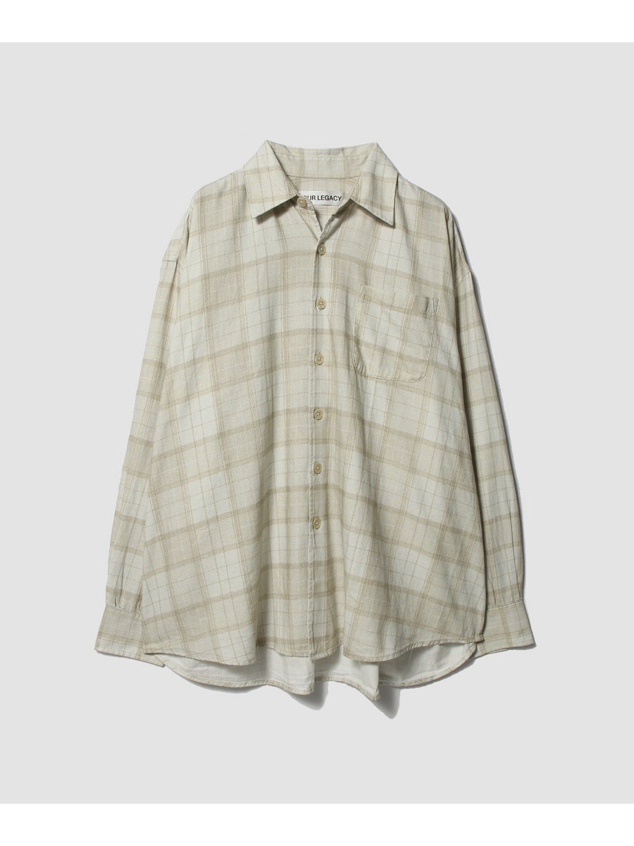 BORROWED SHIRT Stella Check Print