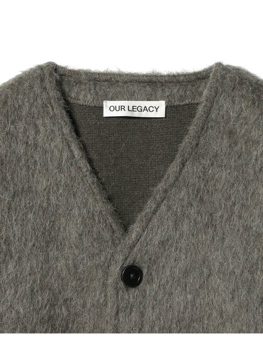 OUR LEGACY / CARDIGAN Mole Grey Hairy Wool｜ESTNATION ONLINE STORE