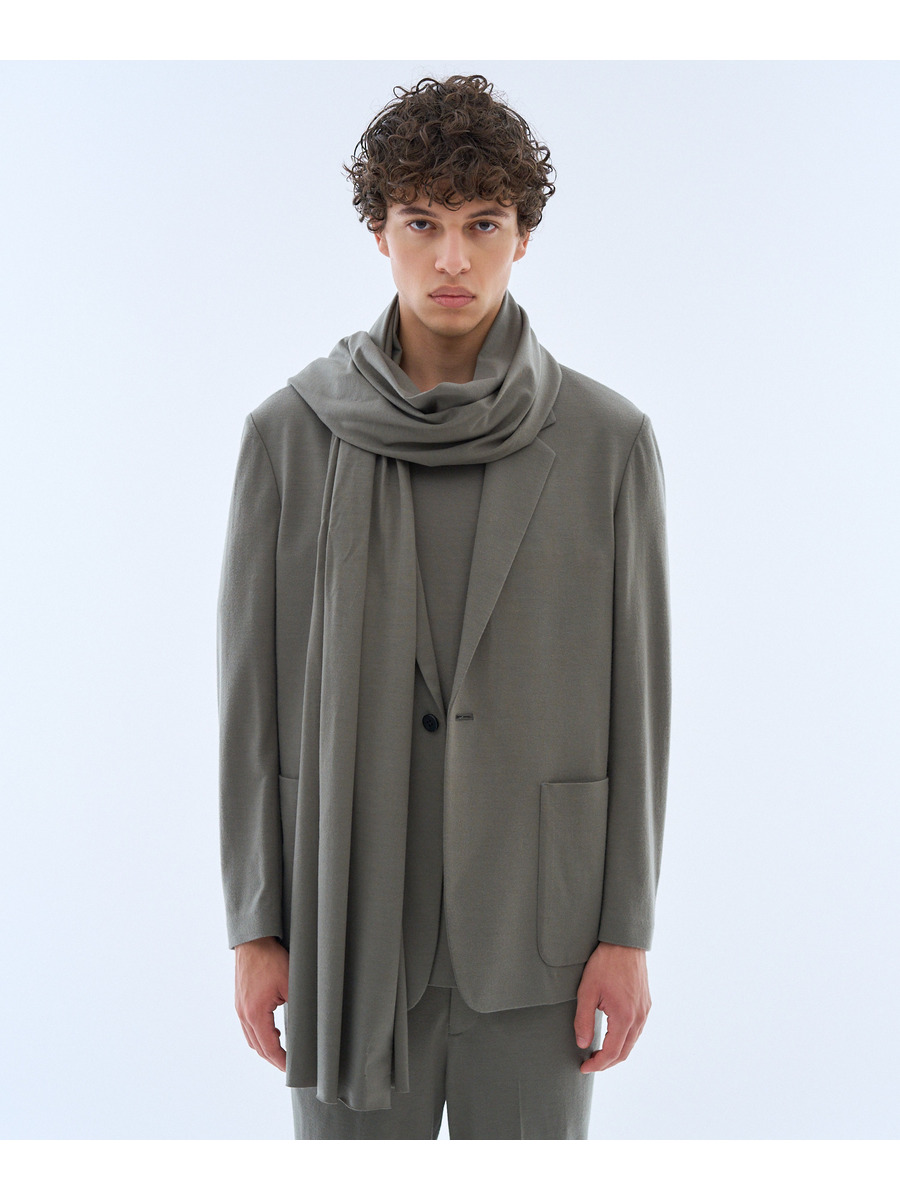 カシミヤ ハイゲージニットジャケット＜ESSENCEOFLUXURY×KANEMASA PHIL.＞