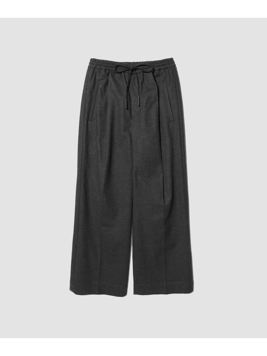 Super120's パーマネントプレス ワイドパンツ