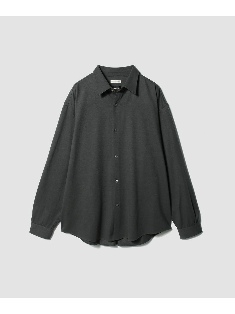 カシミヤ ハイゲージニットシャツ＜ESSENCEOFLUXURY×KANEMASA PHIL.＞