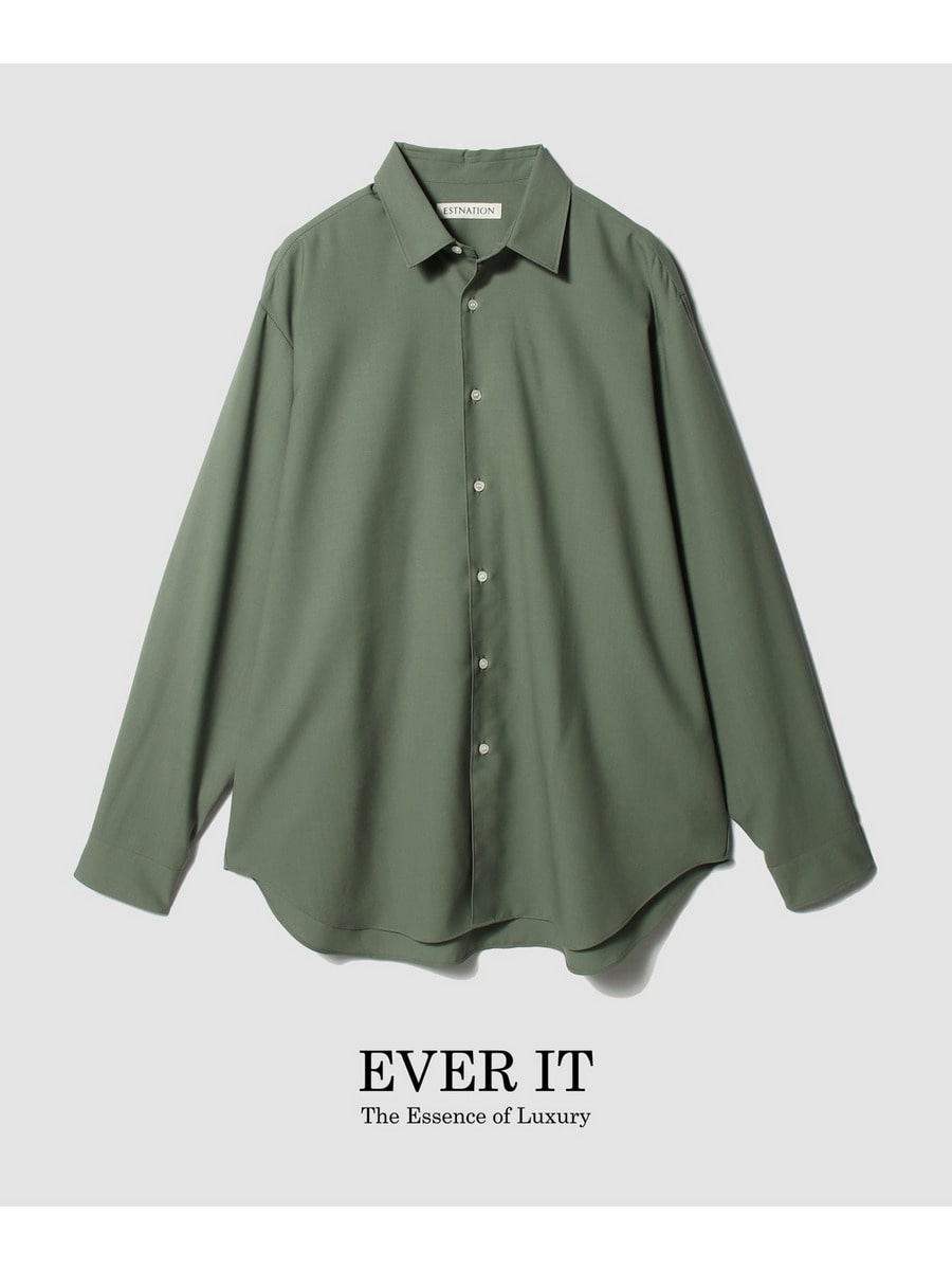 Super130sウールトロピカルシャツ＜EVER IT＞