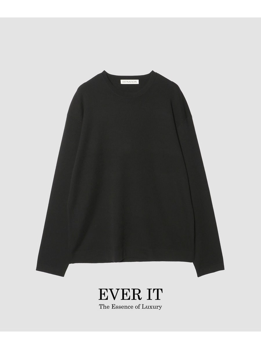 ウォッシャブルウール スムースニット＜EVER IT＞