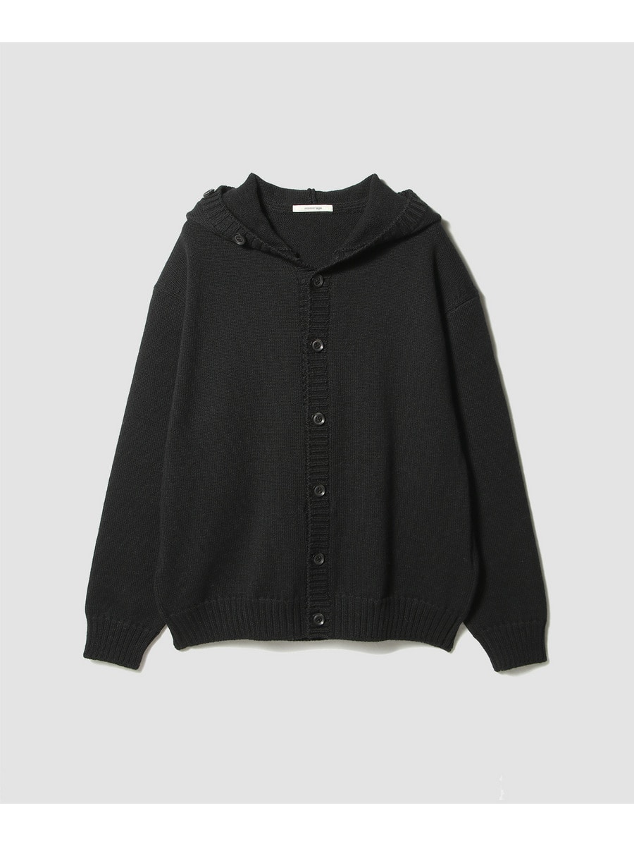 Hooded Button Cardigan