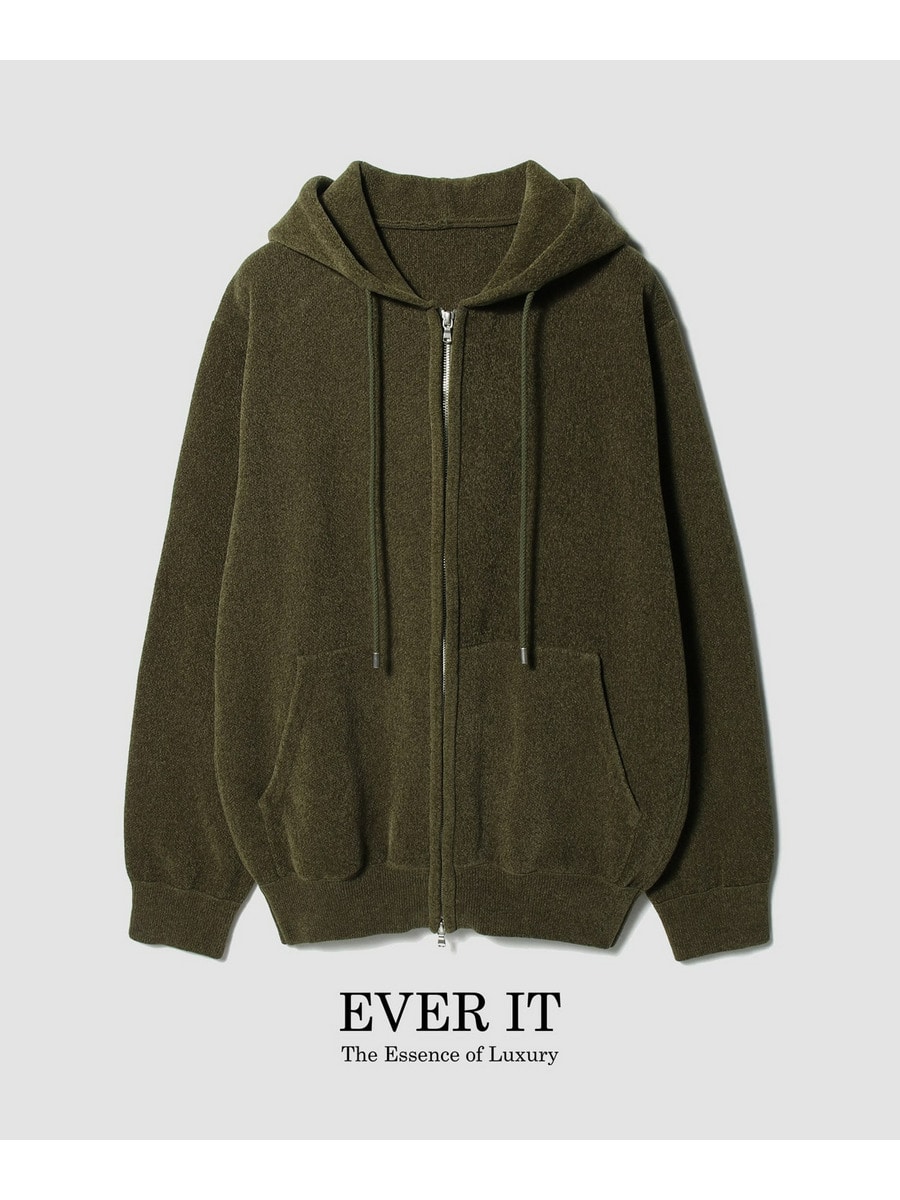 カシミヤタッチ モールスキンパーカー＜EVER IT＞