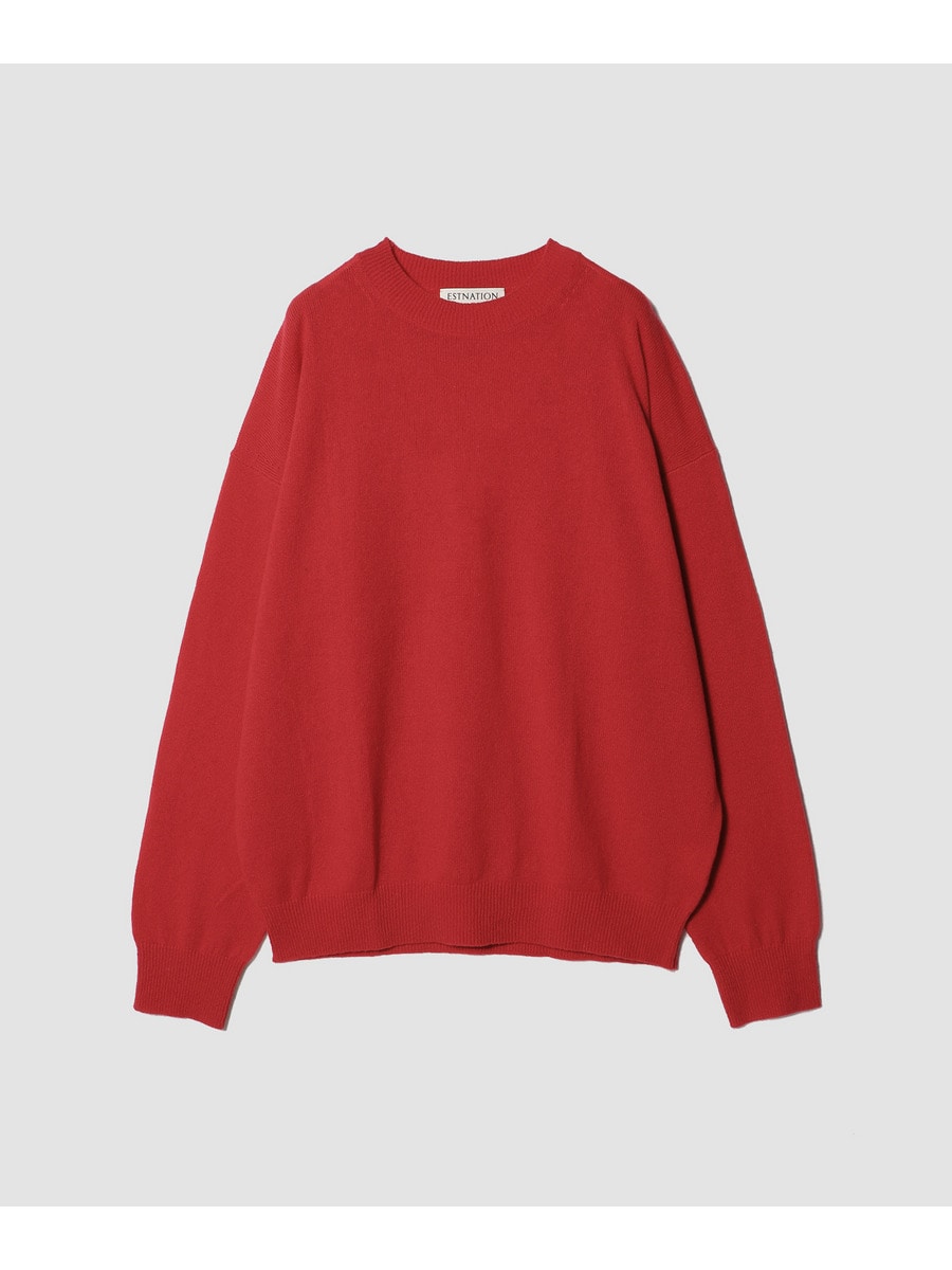 PUFFカシミヤ スムースクルーネックニット＜EVER IT＞