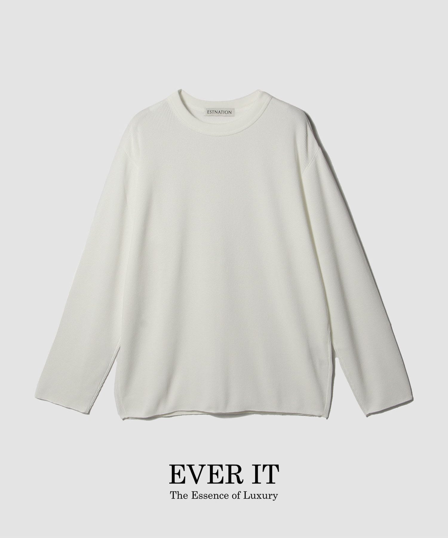 オーガニックコットン サーマルカットソー＜EVER IT＞