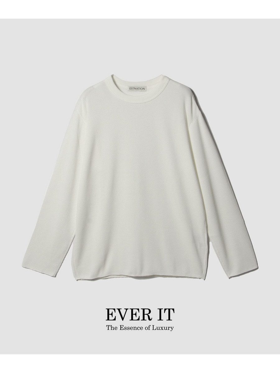 オーガニックコットン サーマルカットソー＜EVER IT＞