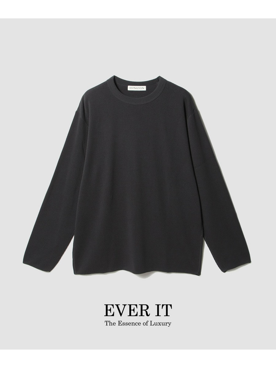 オーガニックコットン サーマルカットソー＜EVER IT＞