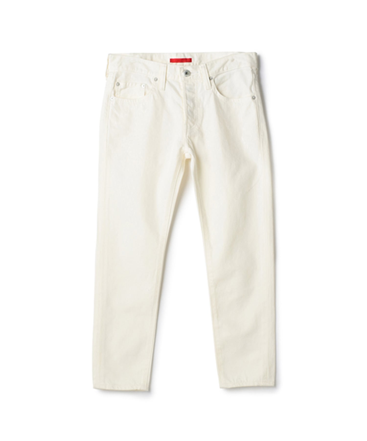RED CARD TOKYO / クロップドホワイトデニムパンツ|ESTNATION ONLINE STORE|エストネーション 公式通販 販売促進 RED CARDホワイトデニム デニム/ジーンズ