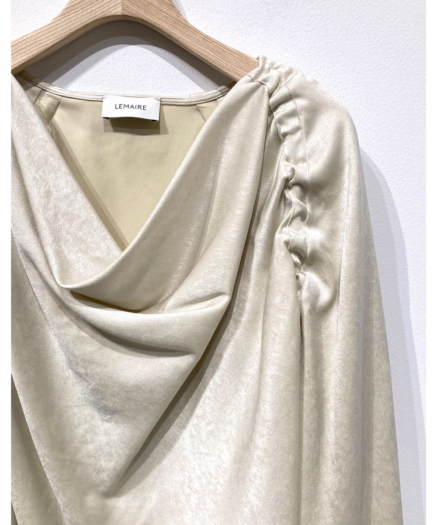 LEMAIRE / サテンドレープブラウス|ESTNATION ONLINE STORE