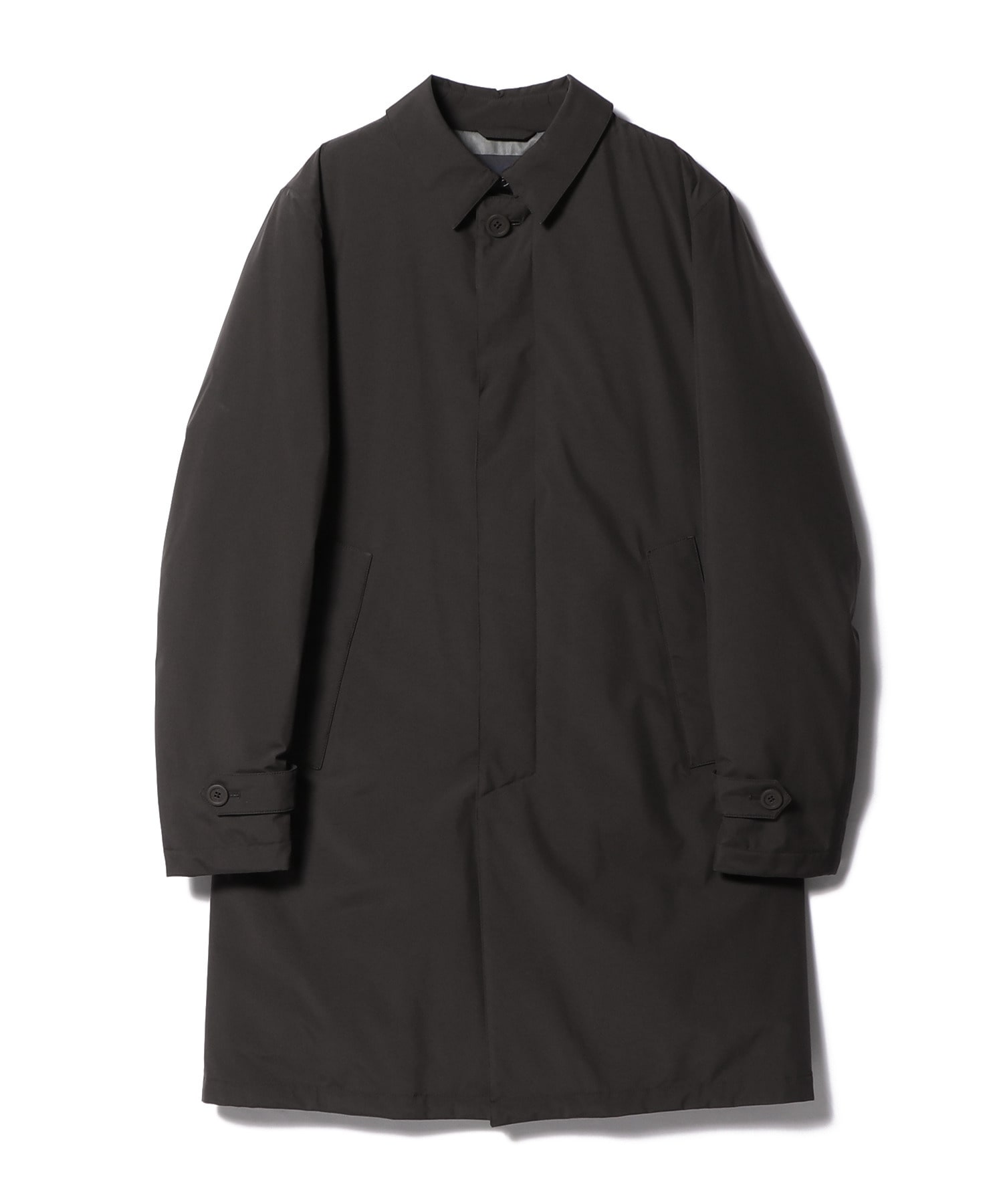HERNO ステンカラーコート ヘリンボーン グレー size44 www