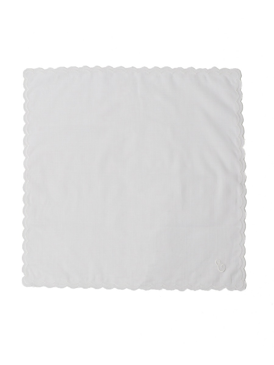 "E" イニシャルハンカチ