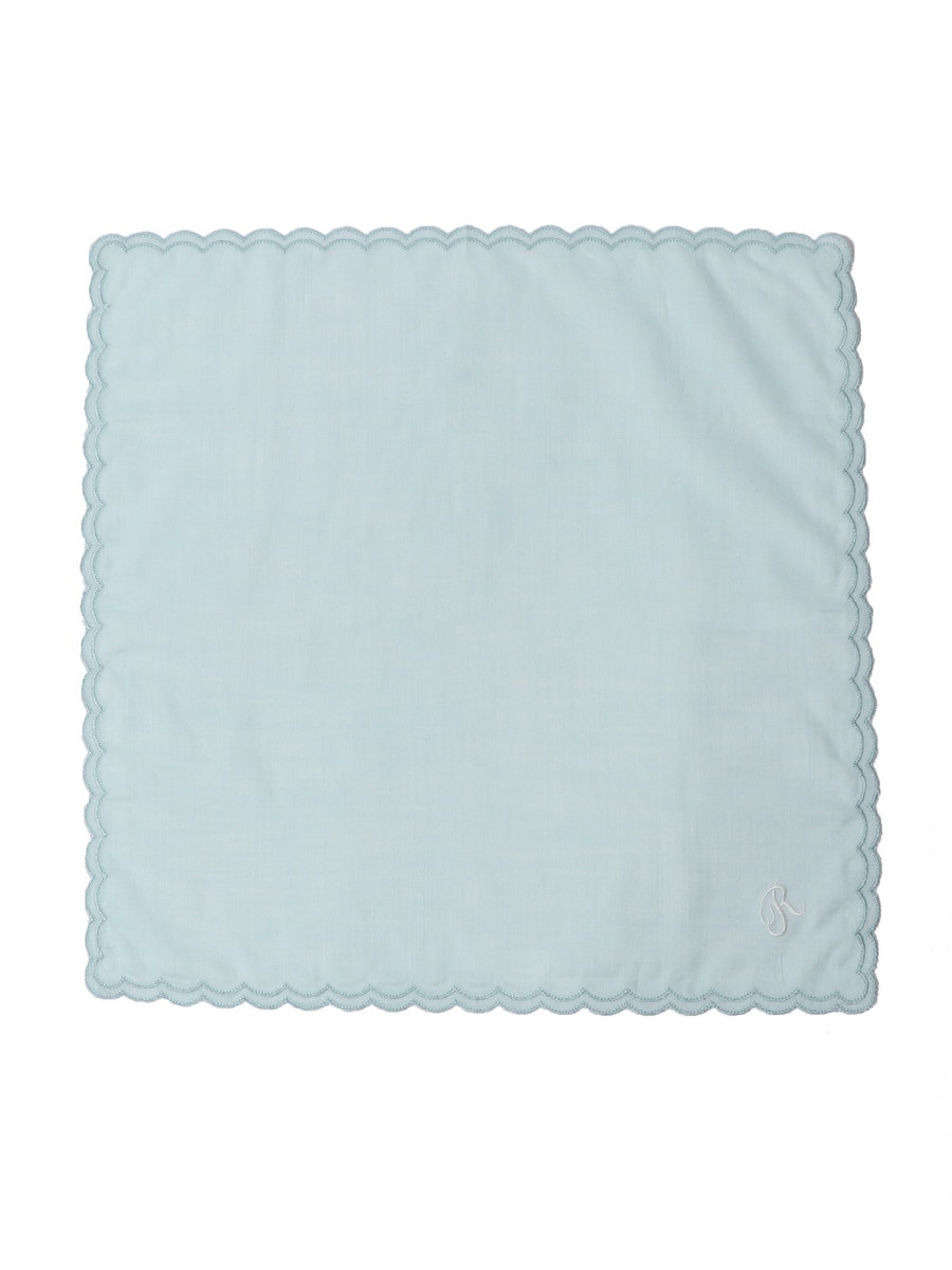 "R" イニシャルハンカチ