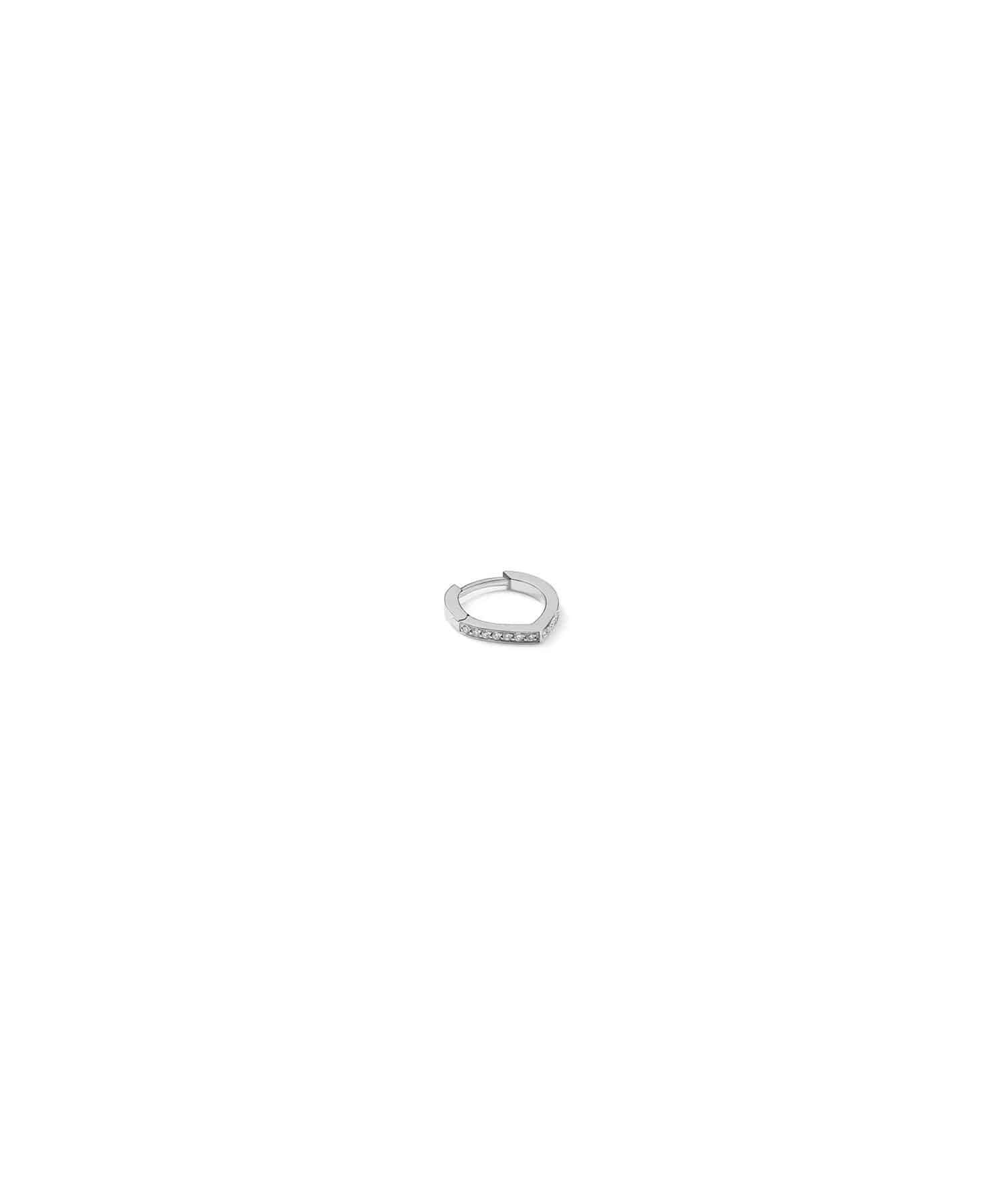 Repossi / "Antifer" 18KWG平均0.1ctパヴェダイヤモンドピアス