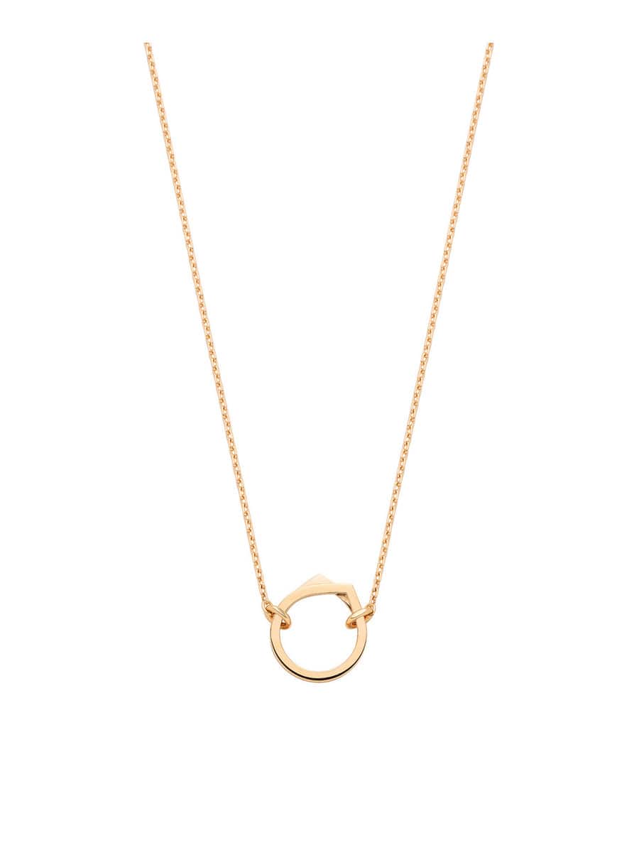 K18PG ANTIFER 2連ペンダント