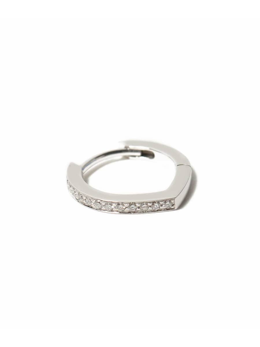 トップブランドのファッション Repossi / パヴェダイヤモンドピアス｜ESTNATION ANTIFER K18WG アクセサリー