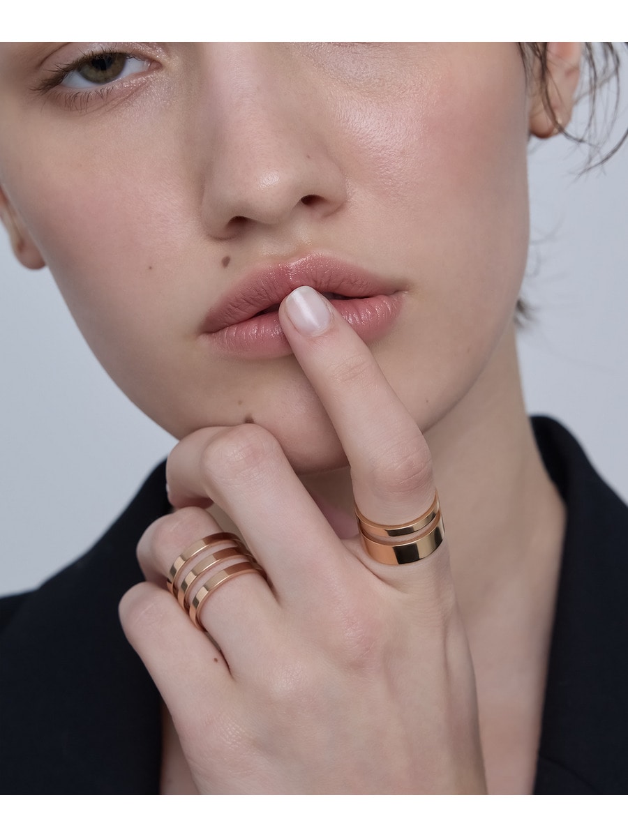 国内発| REPOSSI Berbere 18K ローズゴールド ダブルリング 国内発| REPOSSI Berbere 18K ローズゴールド ダブルリング