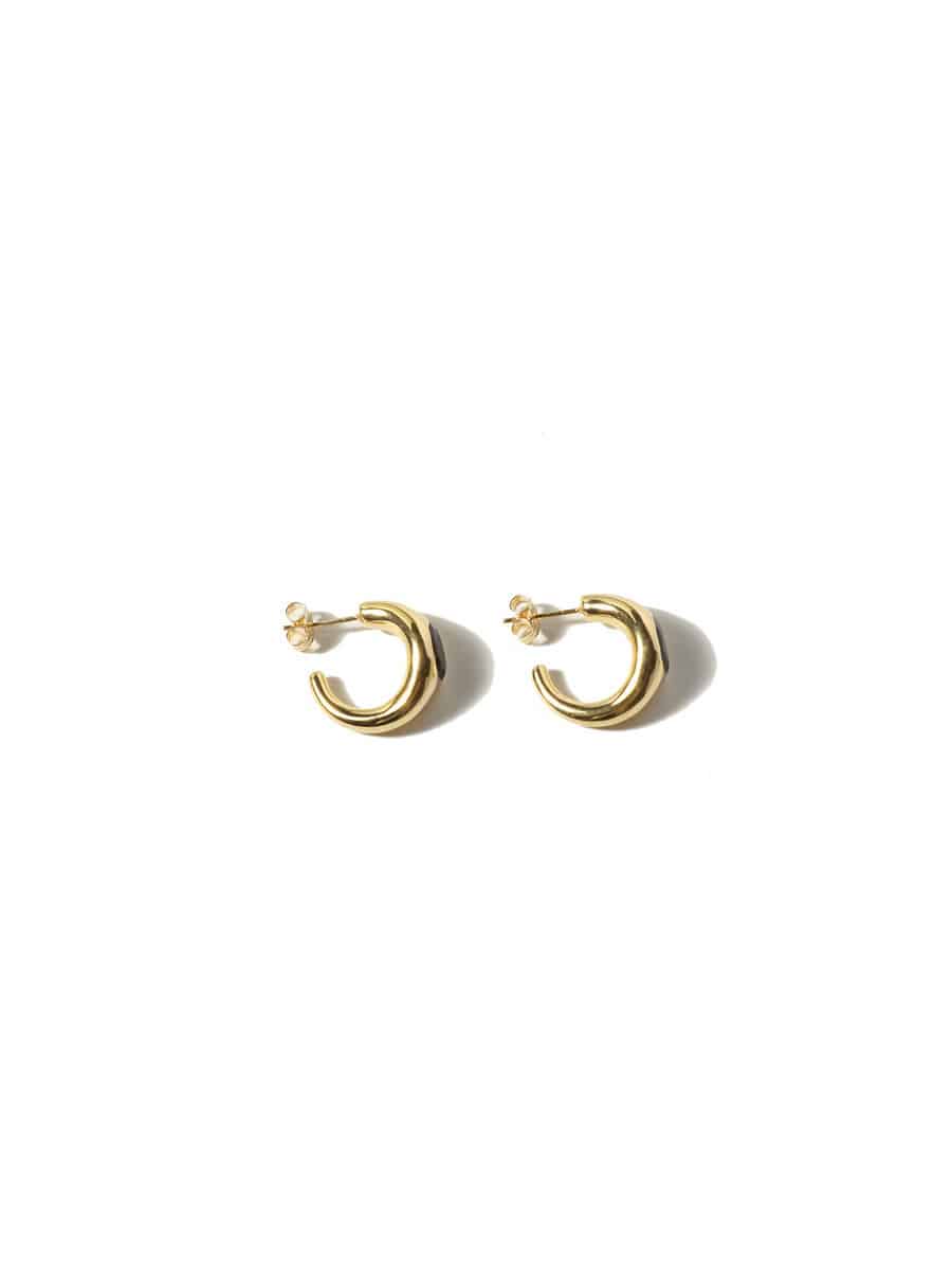 天然石 フープピアス