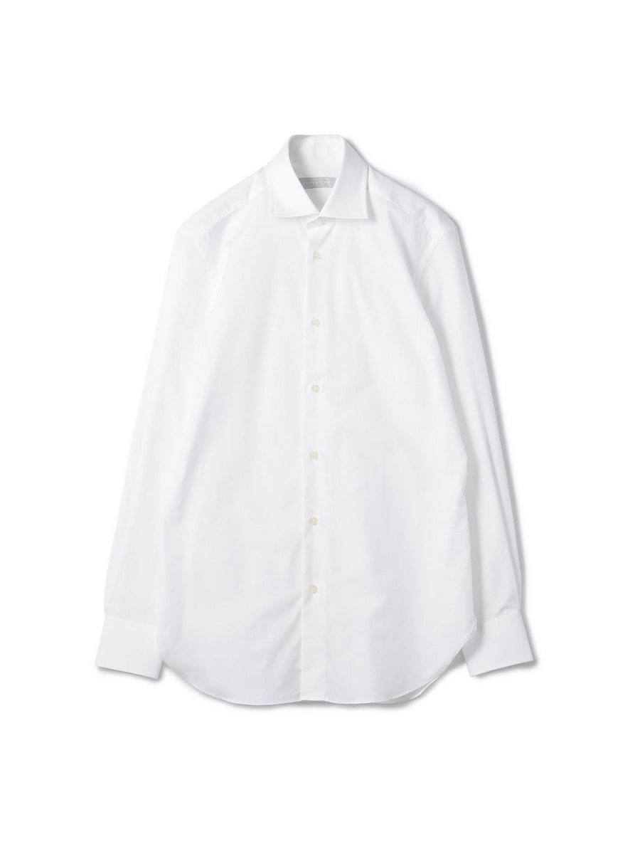 セミワイドブロードドレスシャツ