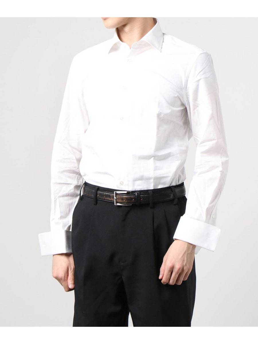 Wカフスドレスシャツ