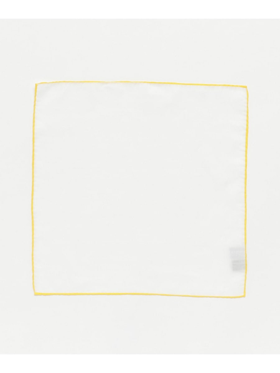 ESTNATION リネントリミングポケットチーフ