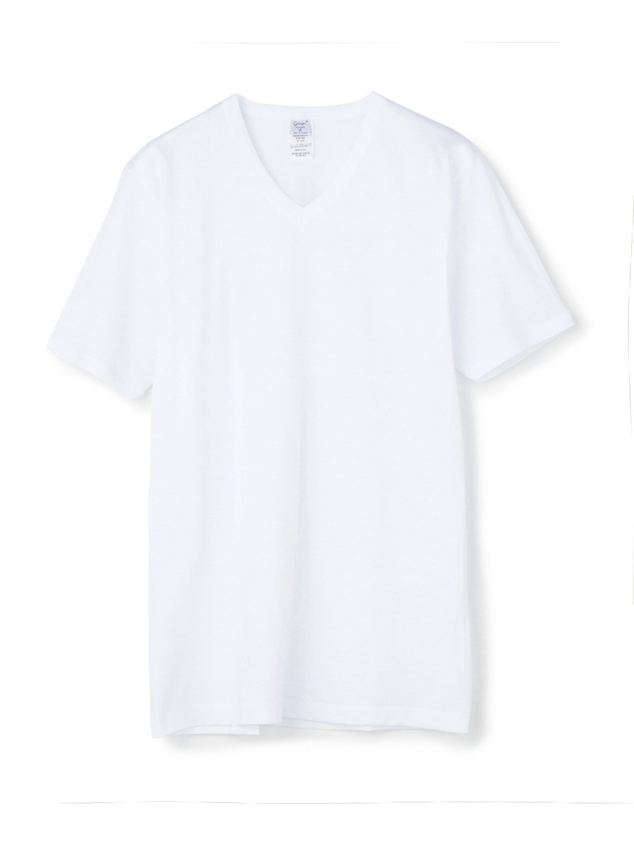Vネックカットソー