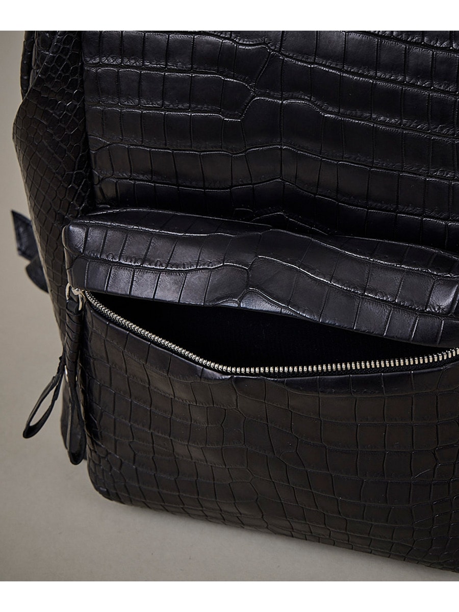 cornelian taurus / tower RUCK / crocodile leather｜ESTNATION