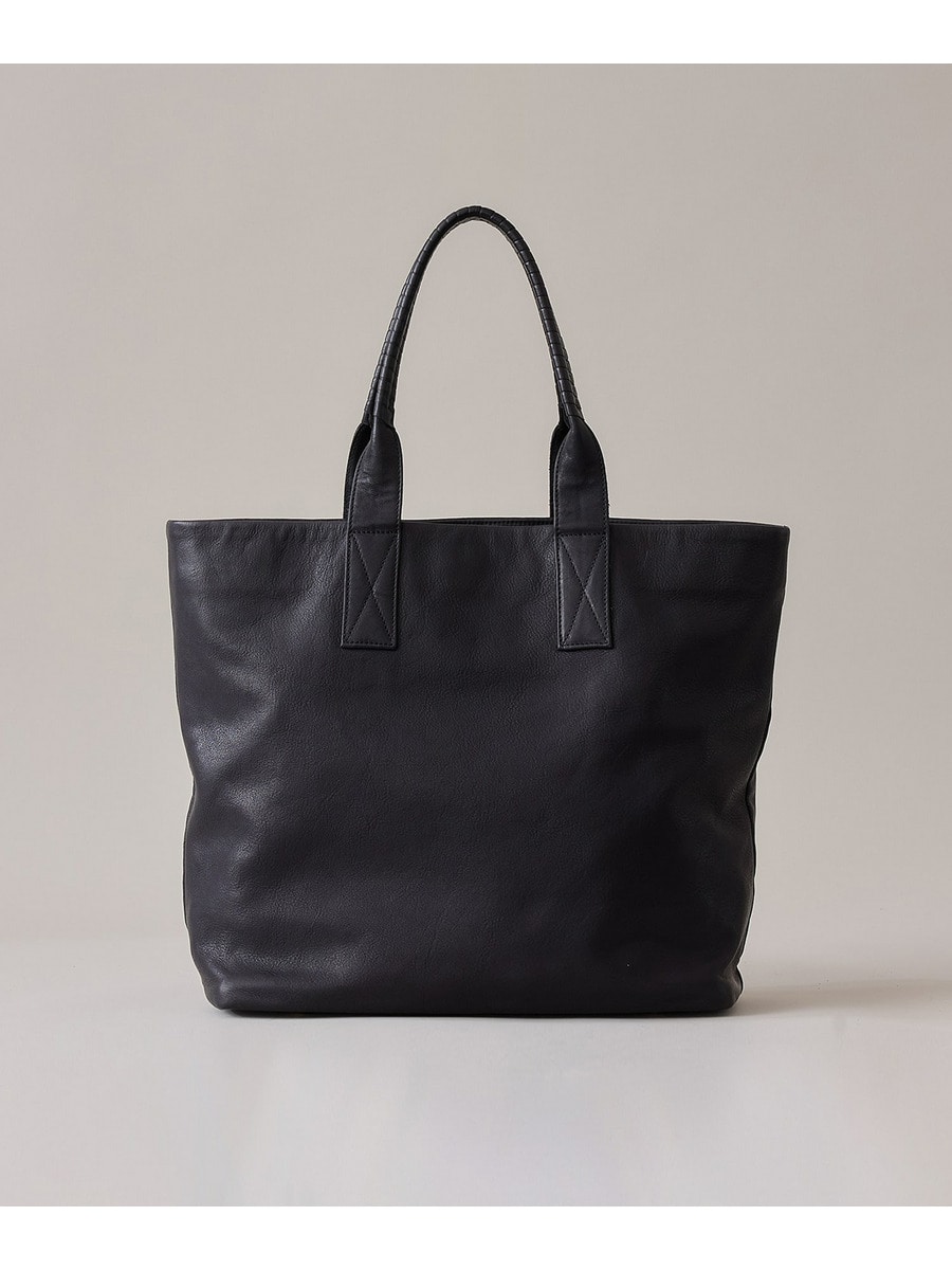 pack tote BAZAR / co21fwpt010 R Nylon * H cow leather